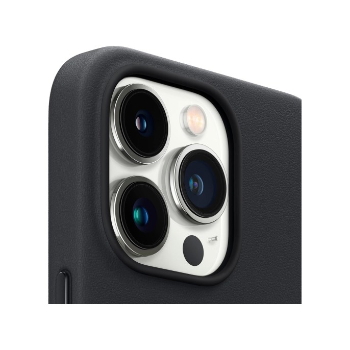 Apple leather backcover magsafe iphone 13 pro - midnight Apple leather backcover magsafe iphone 13 pro - midnight