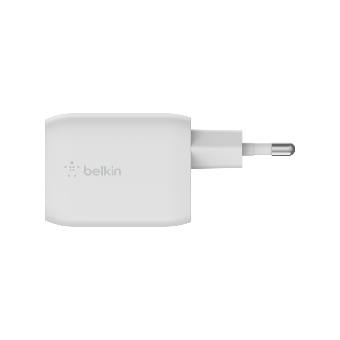 Belkin boost↑charge™ gan pro adapter 2 poorts - usb-c - 65w - wit Belkin boost↑charge™ gan pro adapter 2 poorts - usb-c - 65w - wit