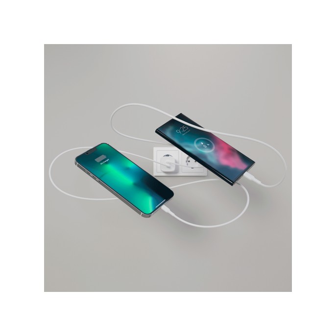Belkin boost↑charge™ gan pro adapter 2 poorts - usb-c - 65w - wit Belkin boost↑charge™ gan pro adapter 2 poorts - usb-c - 65w - wit