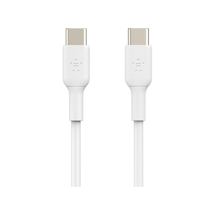 Belkin boost↑charge™ usb-c naar usb-c kabel - 2 meter - wit Belkin boost↑charge™ usb-c naar usb-c kabel - 2 meter - wit