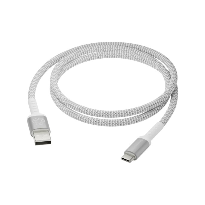 Dbramante1928 re-charge - braided oplaadkabel - usb-a naar usb-c - 1,2 meter - wit Dbramante1928 re-charge - braided oplaadkabel - usb-a naar usb-c - 1,2 meter - wit