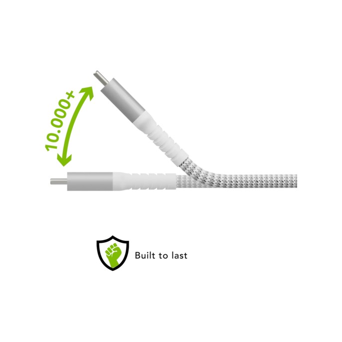 Dbramante1928 re-charge - braided oplaadkabel - usb-a naar usb-c - 1,2 meter - wit Dbramante1928 re-charge - braided oplaadkabel - usb-a naar usb-c - 1,2 meter - wit