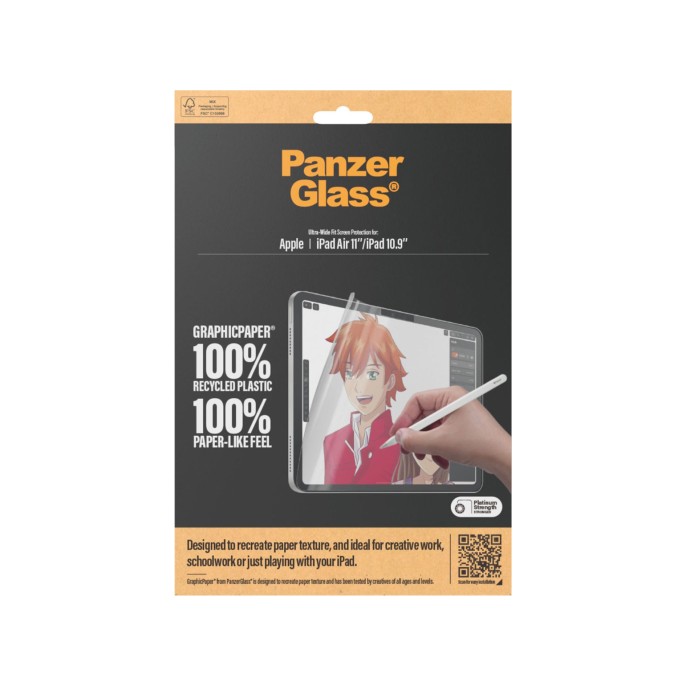 Panzerglass graphicpaper ultra-wide fit screenprotector ipad air 11 inch (2025) m3 / (2024) m2 / ipad 11 (2025) / ipad 10 (2022) Panzerglass graphicpaper ultra-wide fit screenprotector ipad air 11 inch (2025) m3 / (2024) m2 / ipad 11 (2025) / ipad 10 (2022)