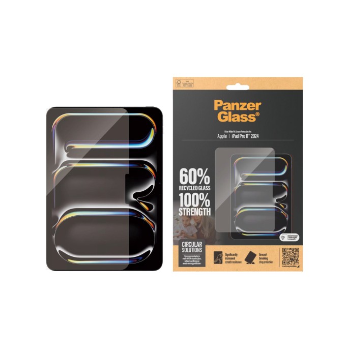Panzerglass ultra-wide fit screenprotector ipad pro 11 (2024) m4 Panzerglass ultra-wide fit screenprotector ipad pro 11 (2024) m4