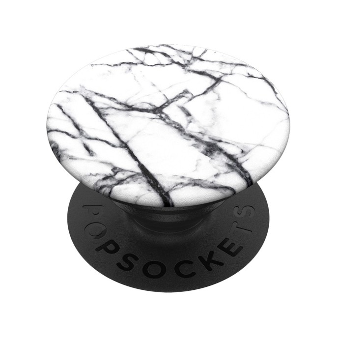 Popsockets popgrip - afneembaar - dove white marble Popsockets popgrip - afneembaar - dove white marble