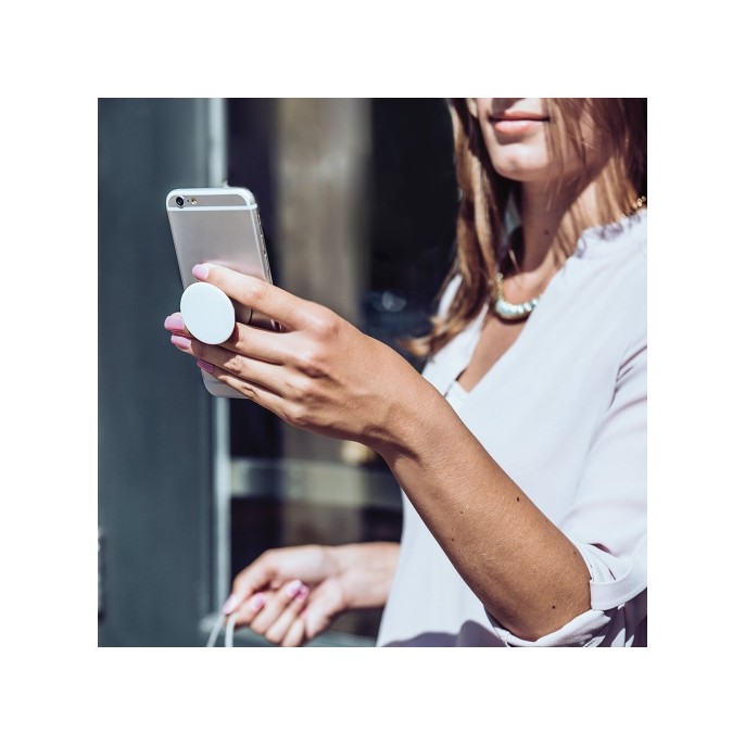 Popsockets popgrip - afneembaar - dove white marble Popsockets popgrip - afneembaar - dove white marble