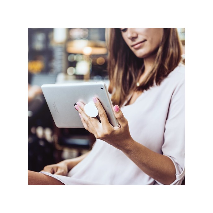 Popsockets popgrip - afneembaar - dove white marble Popsockets popgrip - afneembaar - dove white marble