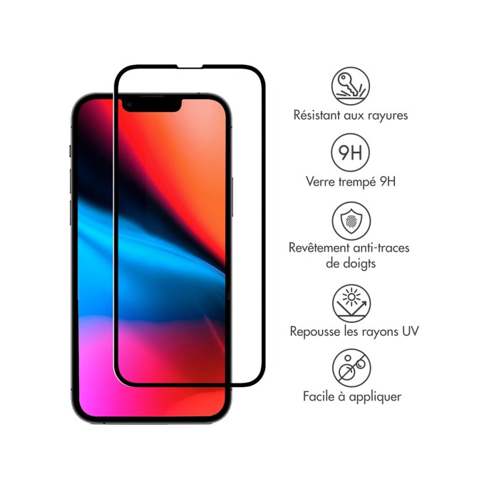 Selencia gehard glas premium screenprotector apple iphone 13 pro max / 14 plus - zwart Selencia gehard glas premium screenprotector apple iphone 13 pro max / 14 plus - zwart