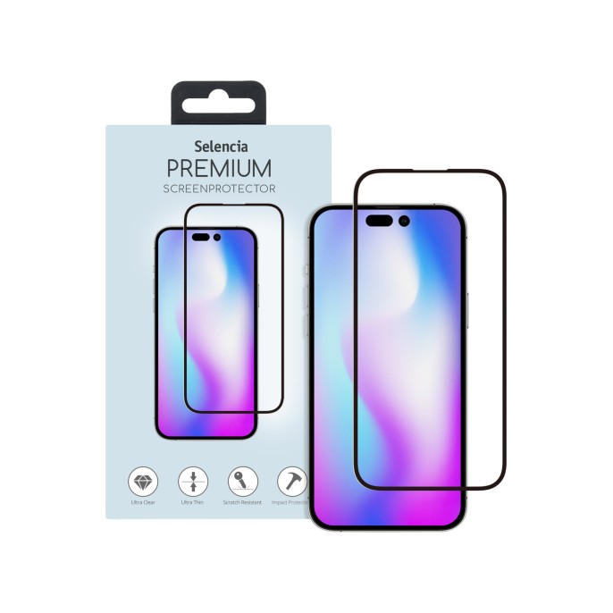Selencia gehard glas premium screenprotector apple iphone 14 pro Selencia gehard glas premium screenprotector apple iphone 14 pro