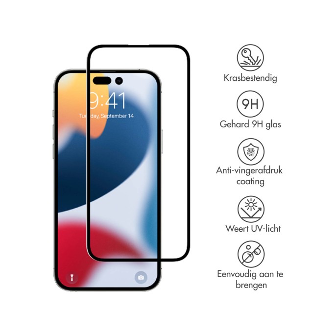 Selencia gehard glas premium screenprotector iphone 14 pro max Selencia gehard glas premium screenprotector iphone 14 pro max