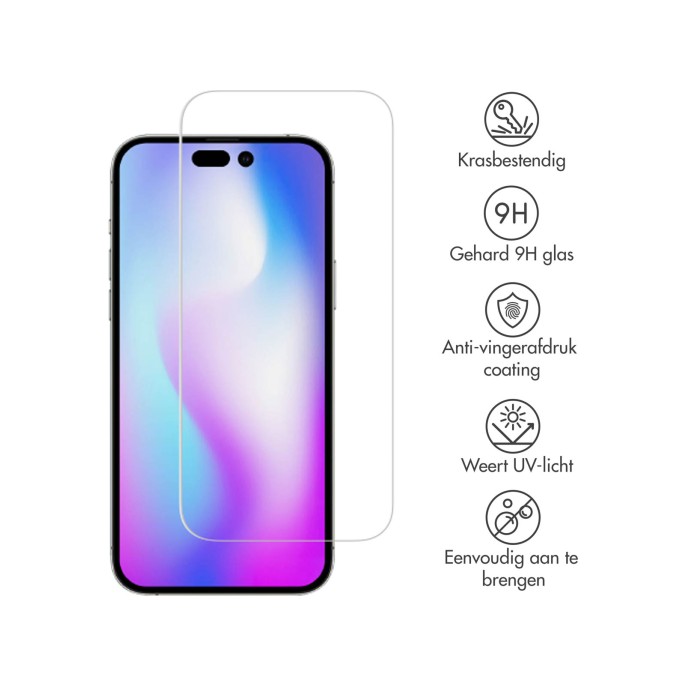 Selencia gehard glas screenprotector apple iphone 14 pro Selencia gehard glas screenprotector apple iphone 14 pro