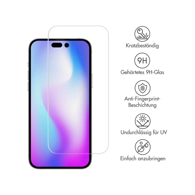 Selencia gehard glas screenprotector apple iphone 14 pro Selencia gehard glas screenprotector apple iphone 14 pro