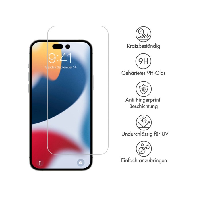 Selencia gehard glas screenprotector apple iphone 14 pro max Selencia gehard glas screenprotector apple iphone 14 pro max