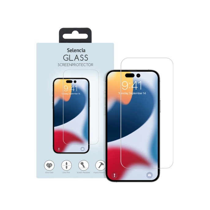 Selencia gehard glas screenprotector apple iphone 14 pro max Selencia gehard glas screenprotector apple iphone 14 pro max