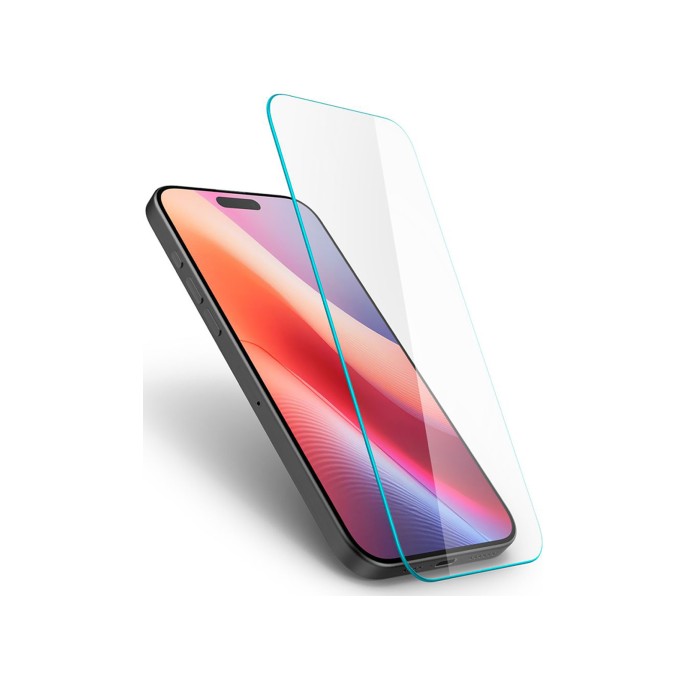 Spigen glastr slim screenprotector + applicator apple iphone 16 / 15 Spigen glastr slim screenprotector + applicator apple iphone 16 / 15
