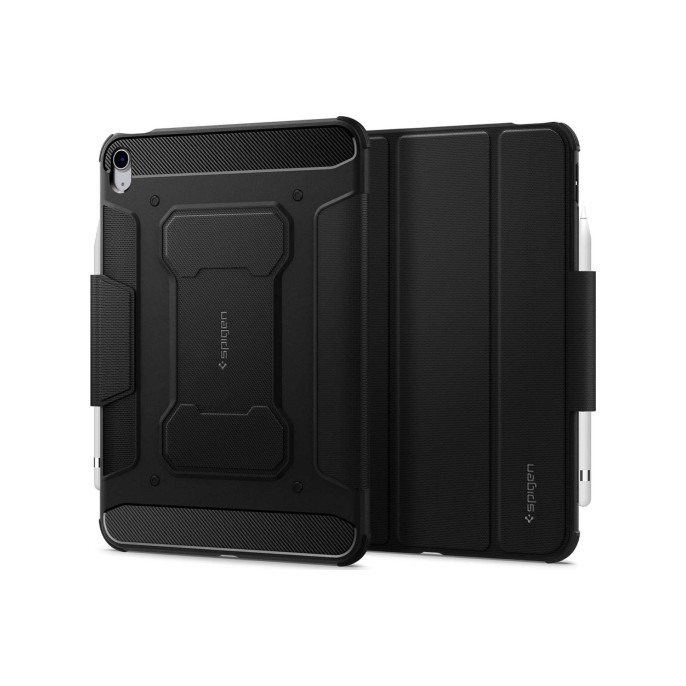 Spigen rugged armor pro bookcase ipad 11 (2025) 11 inch / ipad 10 (2022) 10.9 inch - zwart Spigen rugged armor pro bookcase ipad 11 (2025) 11 inch / ipad 10 (2022) 10.9 inch - zwart