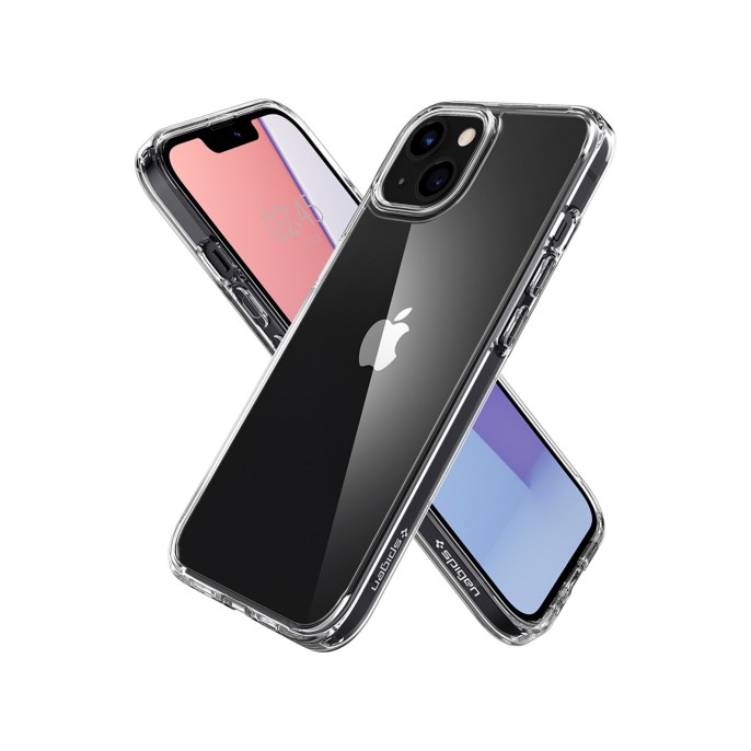 Spigen ultra hybrid backcover apple iphone 13 mini - transparant Spigen ultra hybrid backcover apple iphone 13 mini - transparant