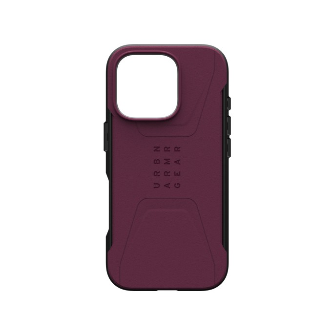 Uag civilian backcover magsafe iphone 16 pro - bordeaux Uag civilian backcover magsafe iphone 16 pro - bordeaux