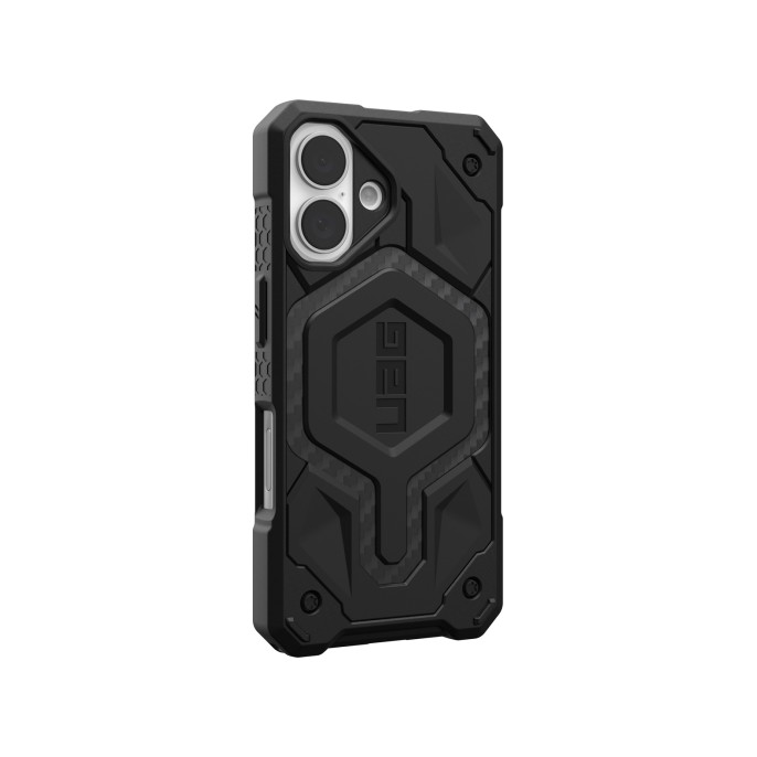 Uag monarch backcover apple iphone 16 - carbon fiber Uag monarch backcover apple iphone 16 - carbon fiber