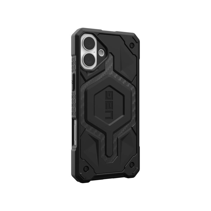 Uag monarch backcover apple iphone 16 plus - carbon fiber Uag monarch backcover apple iphone 16 plus - carbon fiber