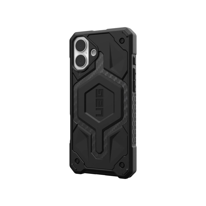 Uag monarch backcover apple iphone 16 plus - carbon fiber Uag monarch backcover apple iphone 16 plus - carbon fiber