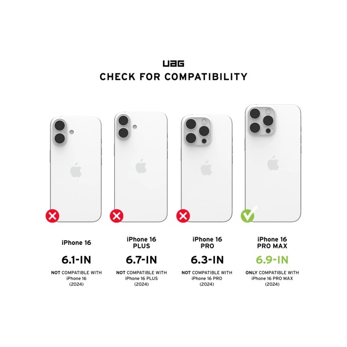 Uag monarch backcover apple iphone 16 pro max - kevlar black Uag monarch backcover apple iphone 16 pro max - kevlar black