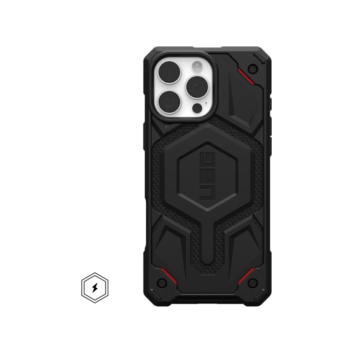 Uag monarch backcover apple iphone 16 pro max - kevlar black Uag monarch backcover apple iphone 16 pro max - kevlar black