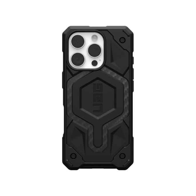 Uag monarch pro backcover iphone 16 pro - carbon fiber Uag monarch pro backcover iphone 16 pro - carbon fiber