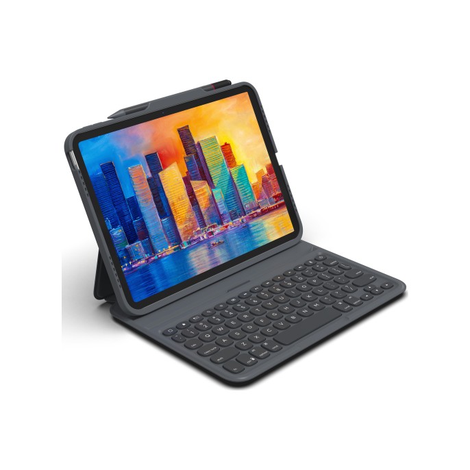 Zagg pro keys keyboard bookcase ipad 11 (2025) 11 inch / ipad 10 (2022) 10.9 inch - zwart / grijs Zagg pro keys keyboard bookcase ipad 11 (2025) 11 inch / ipad 10 (2022) 10.9 inch - zwart / grijs