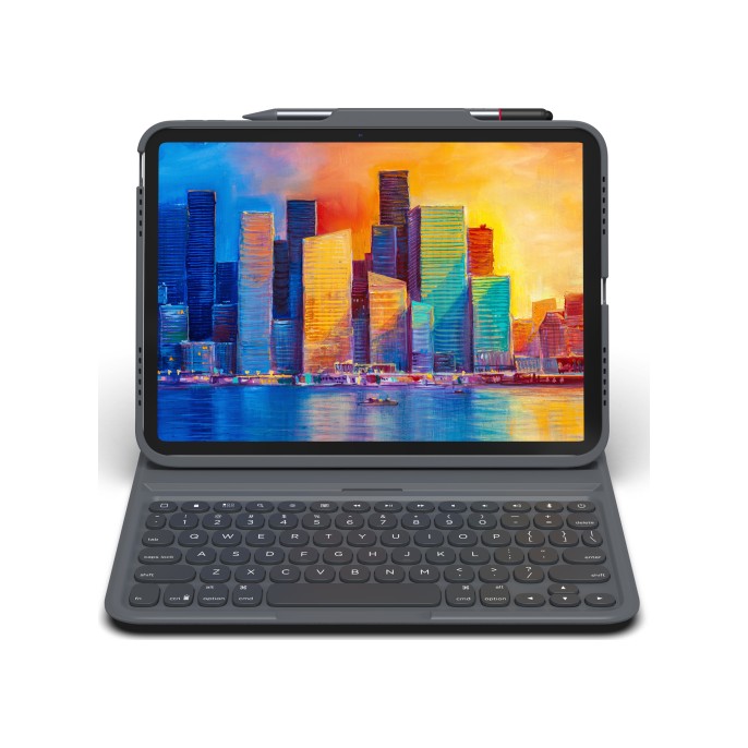 Zagg pro keys keyboard bookcase ipad 11 (2025) 11 inch / ipad 10 (2022) 10.9 inch - zwart / grijs Zagg pro keys keyboard bookcase ipad 11 (2025) 11 inch / ipad 10 (2022) 10.9 inch - zwart / grijs