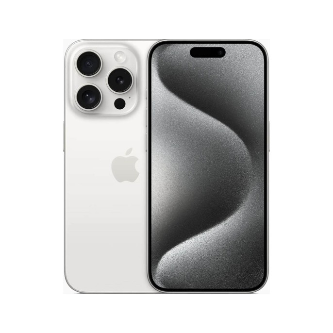 iPhone 15 Pro 256GB Titanium White eSIM - B-grade iPhone 15 Pro 256GB Titanium White eSIM - B-grade