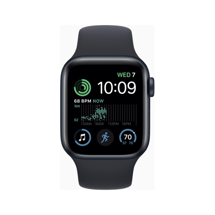 Apple Watch SE (2022) 40mm Aluminum Black Wifi Black Sport Band - A-grade Apple Watch SE (2022) 40mm Aluminum Black Wifi Black Sport Band - A-grade