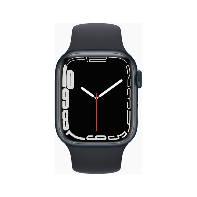 Apple Watch Series 7 41mm Aluminum Black Wifi Black Sport Band - B-grade Apple Watch Series 7 41mm Aluminum Black Wifi Black Sport Band - B-grade