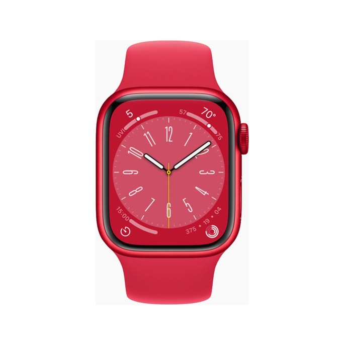 Apple Watch Series 8 41mm Aluminum Red Wifi Red Sport Band - A-grade Apple Watch Series 8 41mm Aluminum Red Wifi Red Sport Band - A-grade