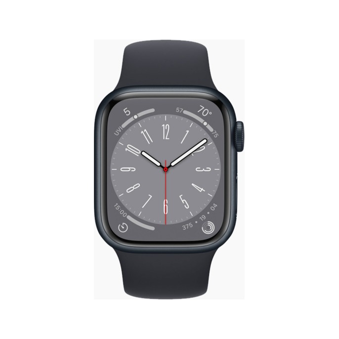Apple Watch Series 8 45mm Aluminum Black Wifi Black Sport Band - A-grade Apple Watch Series 8 45mm Aluminum Black Wifi Black Sport Band - A-grade