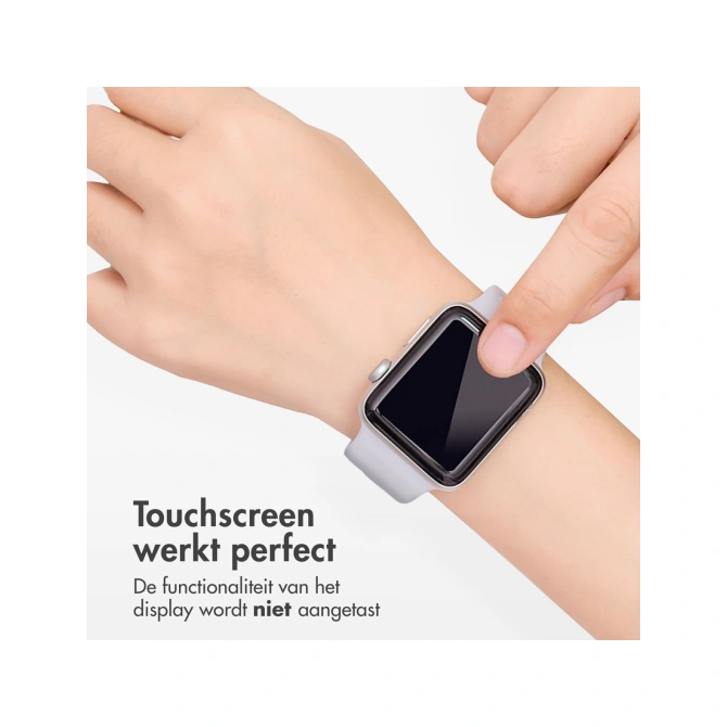 Accezz 2x Screenprotector met applicator Apple Watch Series 4-6 / SE - 44 mm