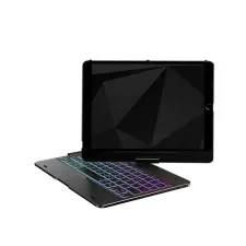 Accezz 360 Slim Keyboard Bookcase QWERTY Apple iPad 9 (2021) 10.2 inch / iPad 8 (2020) 10.2 inch / iPad 7 (2019) 10.2 inch - QWERTY / NL - Zwart Accezz 360 Slim Keyboard Bookcase QWERTY Apple iPad 9 (2021) 10.2 inch / iPad 8 (2020) 10.2 inch / iPad 7 (2019) 10.2 inch - QWERTY / NL - Zwart