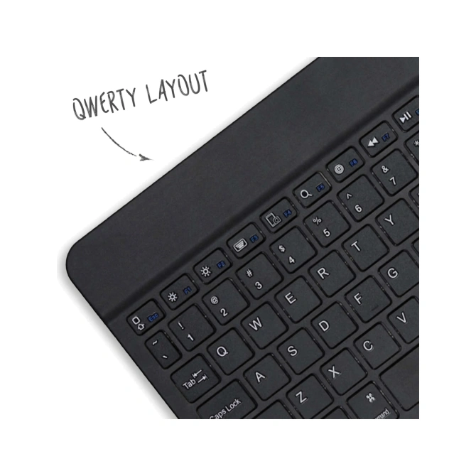 Accezz Bluetooth Keyboard Bookcase Apple iPad 11 (2025) 11 inch A16 / iPad 10 (2022) 10.9 inch - QWERTY / NL - Zwart