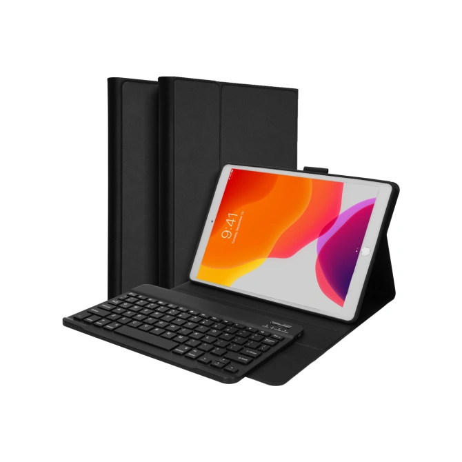 Accezz Bluetooth Keyboard Bookcase Apple iPad 9 (2021) 10.2 inch / iPad 8 (2020) 10.2 inch / iPad 7 (2019) 10.2 inch - QWERTY / NL - Zwart