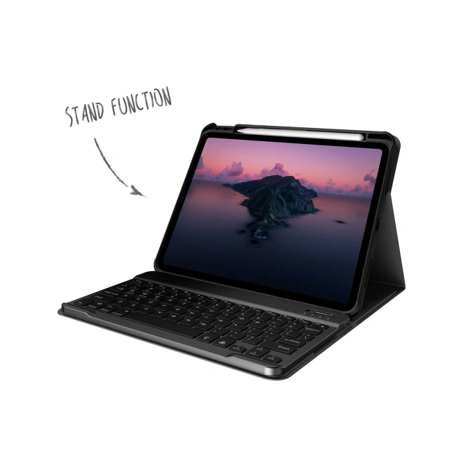 Accezz Bluetooth Keyboard Bookcase Apple iPad Air 11 inch (2026) M4 / (2025) M3 / (2024) M2 / Air 5 (2022) / Air 4 (2020) / Pro 11 (18/20/21/22) - QWERTY / NL - Zwart