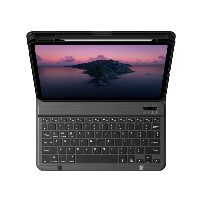 Accezz Bluetooth Keyboard Bookcase Apple iPad Air 11 inch (2026) M4 / (2025) M3 / (2024) M2 / Air 5 (2022) / Air 4 (2020) / Pro 11 (18/20/21/22) - QWERTY / NL - Zwart