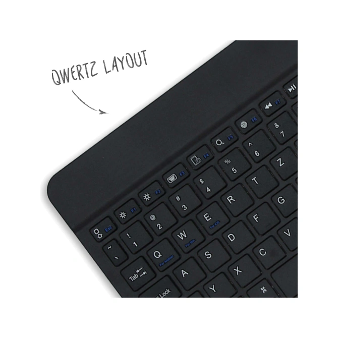 Accezz Bluetooth Keyboard Bookcase Apple iPad Air 13 inch (2026) M4 / (2025) M3 / (2024) M2 - QWERTZ / DE - Zwart