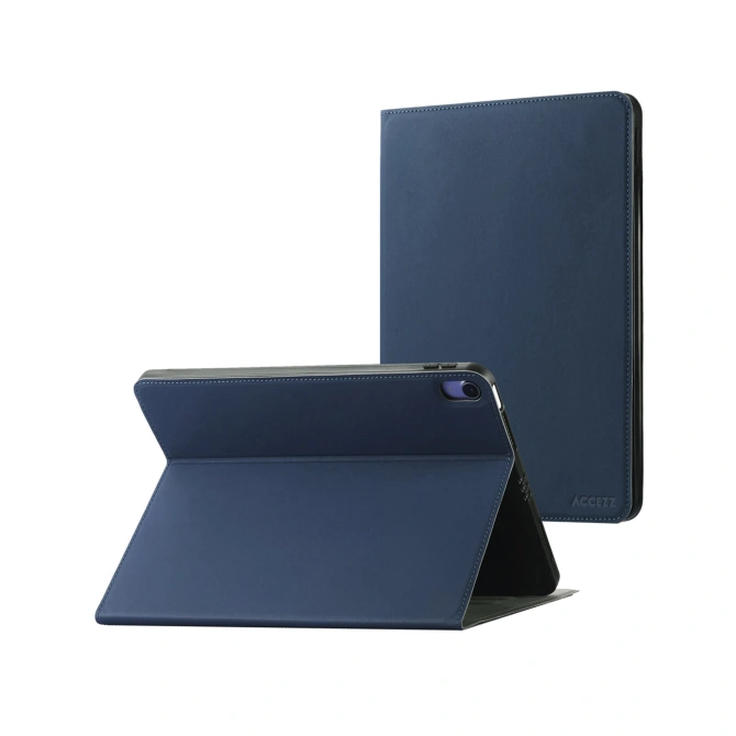 Accezz Classic Tablet Case Apple iPad 11 (2025) 11 inch A16 / iPad 10 (2022) 10.9 inch - Donkerblauw