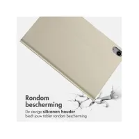 Accezz Classic Tablet Case Apple iPad 11 (2025) 11 inch A16 / iPad 10 (2022) 10.9 inch - Greige