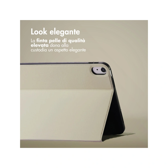 Accezz Classic Tablet Case Apple iPad 11 (2025) 11 inch A16 / iPad 10 (2022) 10.9 inch - Greige