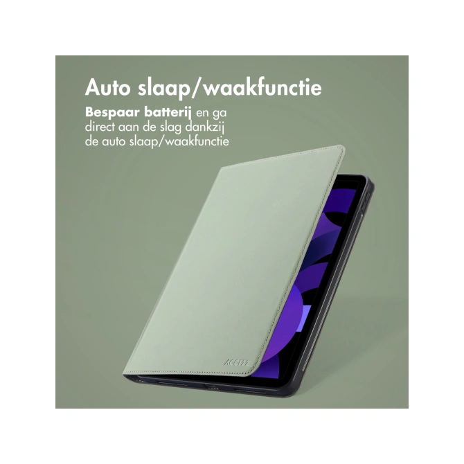 Accezz Classic Tablet Case Apple iPad 11 (2025) 11 inch A16 / iPad 10 (2022) 10.9 inch - Groen