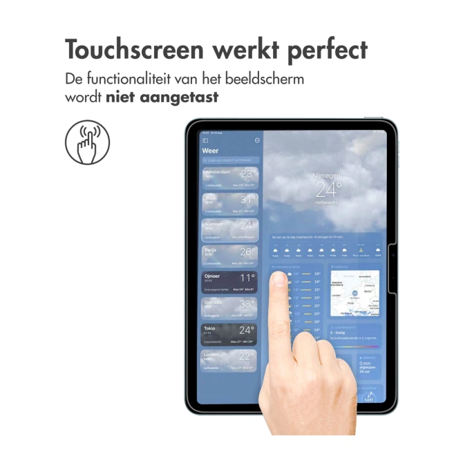 Accezz Classic Tablet Case Apple iPad 11 (2025) 11 inch A16 / iPad 10 (2022) 10.9 inch - Groen