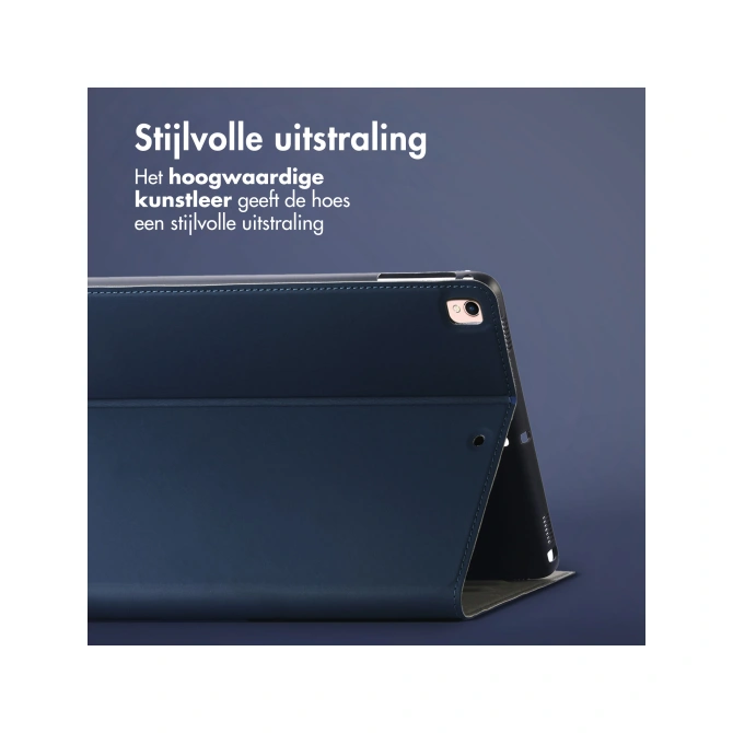 Accezz Classic Tablet Case Apple iPad 6 (2018) 9.7 inch / iPad 5 (2017) 9.7 inch / Air 2 (2014)/Air 1 (2013) - Donkerblauw