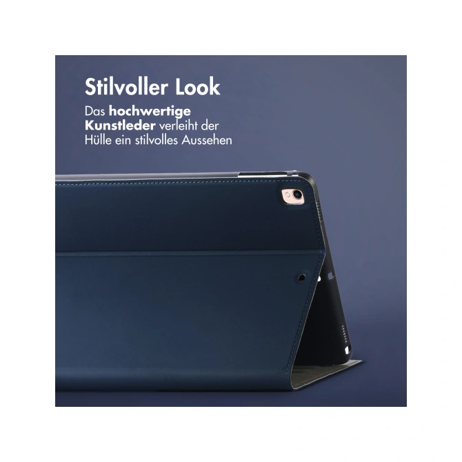 Accezz Classic Tablet Case Apple iPad 6 (2018) 9.7 inch / iPad 5 (2017) 9.7 inch / Air 2 (2014)/Air 1 (2013) - Donkerblauw
