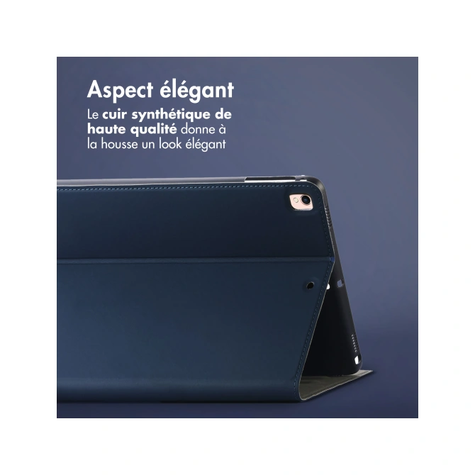 Accezz Classic Tablet Case Apple iPad 6 (2018) 9.7 inch / iPad 5 (2017) 9.7 inch / Air 2 (2014)/Air 1 (2013) - Donkerblauw